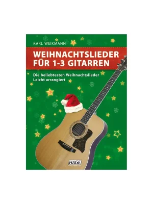 Hage-verlag Weihnachtslieder für 1-3 Gitarren | Neue Ware