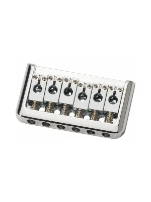 Nur begrenzt verfügbar | Framus 1-Piece Guitar Bridge, 6-String - Chrome