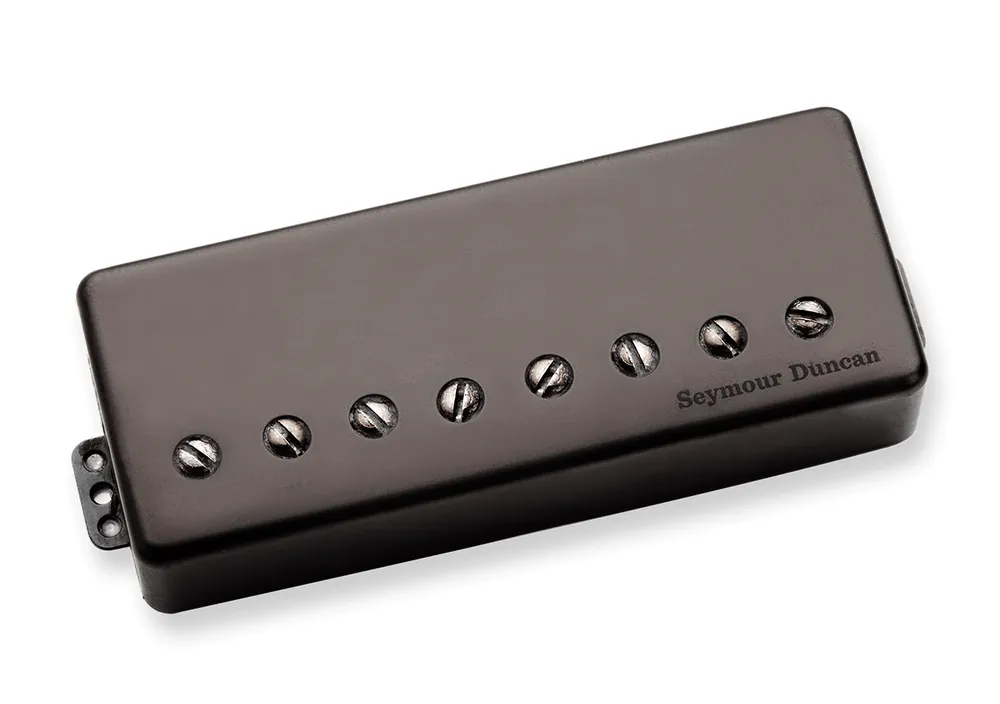 Heute bestellen - Seymourduncan Pegasus Bridge Humbucker, 8-String, Passive Mount, Metal Cover - Black