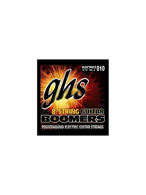 GHS Boomers - GB8L - Electric Guitar String Set, 8-String, Light, .010-.076 - Extra-Rabatt