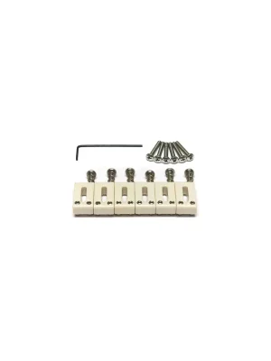 Jetzt sparen - Graphtech TUSQ Saddle Strat Offset, 6 pcs