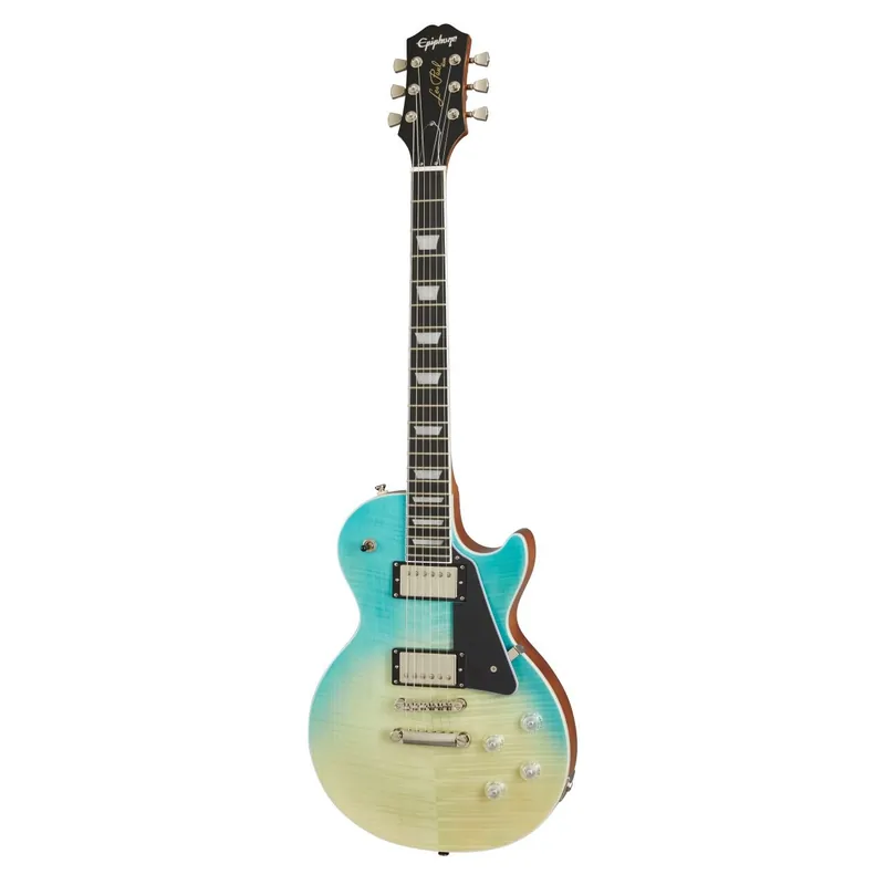 Sonderangebot - Epiphone Les Paul Modern Figured Caribbean Blue Fade