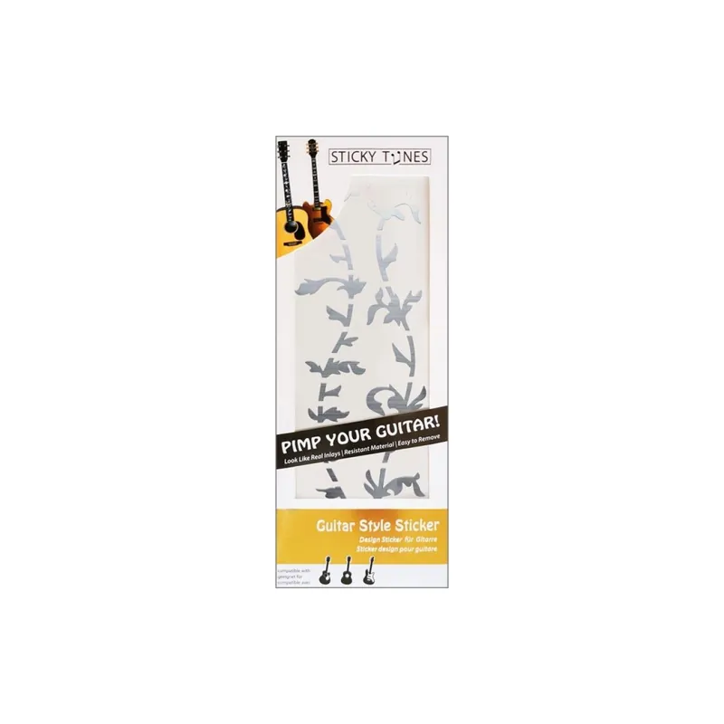 Sticky Tunes Flower Power - Guitar Style Sticker - Top bewertet