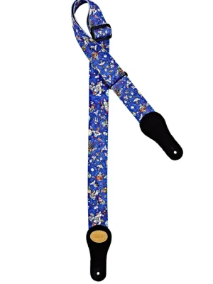 Meistverkauft | Ortega KNS-SP Nylon-Gitarrengurt mit Wildleder 50mm "Spaceman"