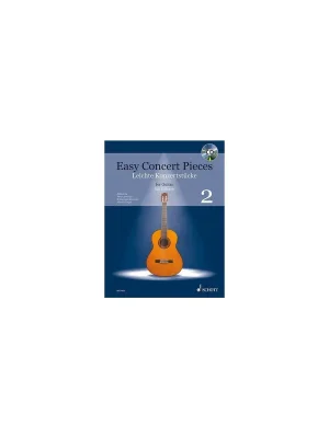 Schott Easy Concert Pieces Band 2 - Leichte Konzertstücke für Gitarre | Kostenlose Rückgabe