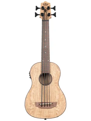 Neuheit | Kala U-Bass Burled Tamo Ash, Fretted, with Deluxe Bag