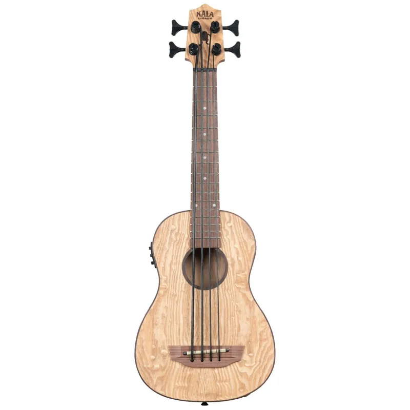Neuheit | Kala U-Bass Burled Tamo Ash, Fretted, with Deluxe Bag