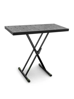 Hohe Qualität | Gravity KSX 2 RD Set mit Keyboardstativ X-Form doppelt und Auflagetisch