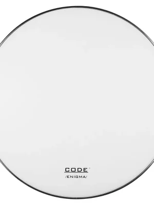 Meistverkauft | Code 22" Enigma glatt weiß Resonanz, einlagig