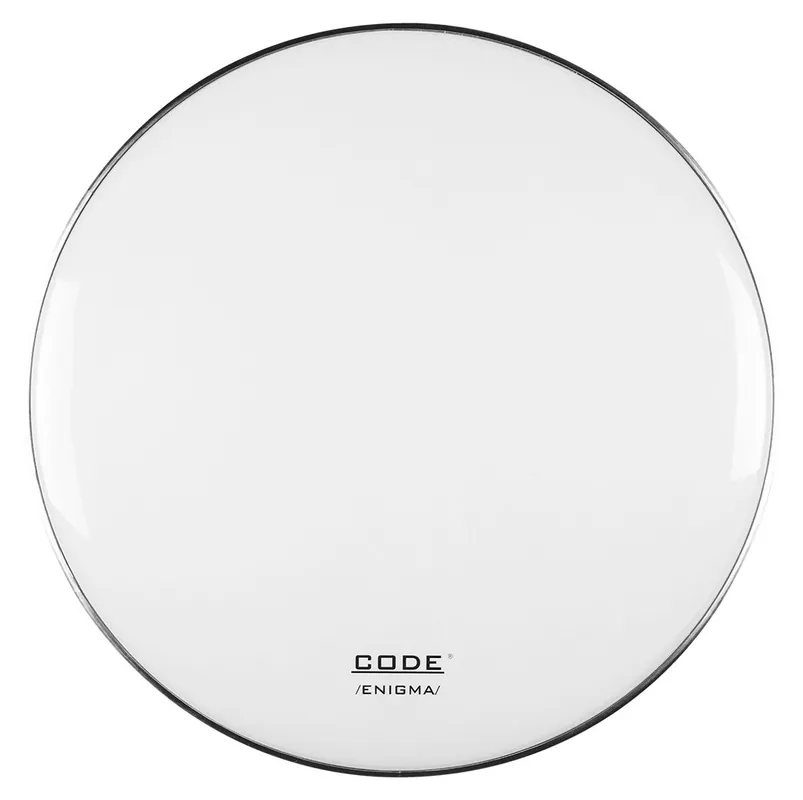 Meistverkauft | Code 22" Enigma glatt weiß Resonanz, einlagig