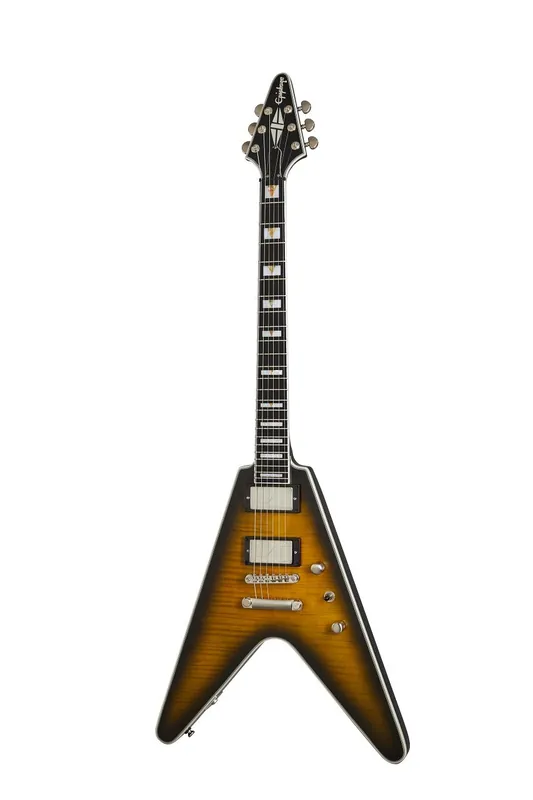 Epiphone Flying V Prophecy, Yellow Tiger Aged Gloss - Schneller Versand