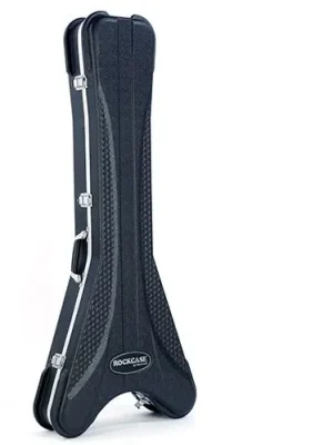 Rockgear Premium Line - FV-Style Electric Guitar ABS Case, curved - Black - Nicht verpassen
