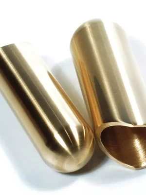 Sale - THE Rock Slide Polierter Messing Balltip Slide Größe M (innen 19,5mm - Länge 70mm)