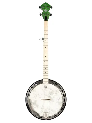 Ortega OBJE400TGR Falcon Banjo Transparent Green | Neu hinzugefügt