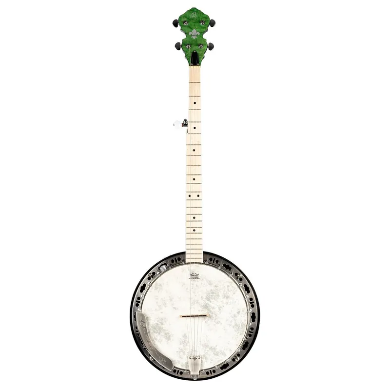 Ortega OBJE400TGR Falcon Banjo Transparent Green | Neu hinzugefügt
