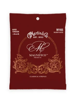 Martin Guitars M165, Classical Magnifico Premium Guitar Strings ,Hard Tension, Silverplated, Tie End - Neu im Shop