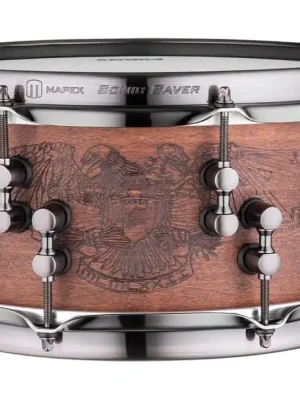 Versandbereit - Mapex BLACK PANTHER Chris Adler Signature Snare, 12"x5,5" (The Warbird)