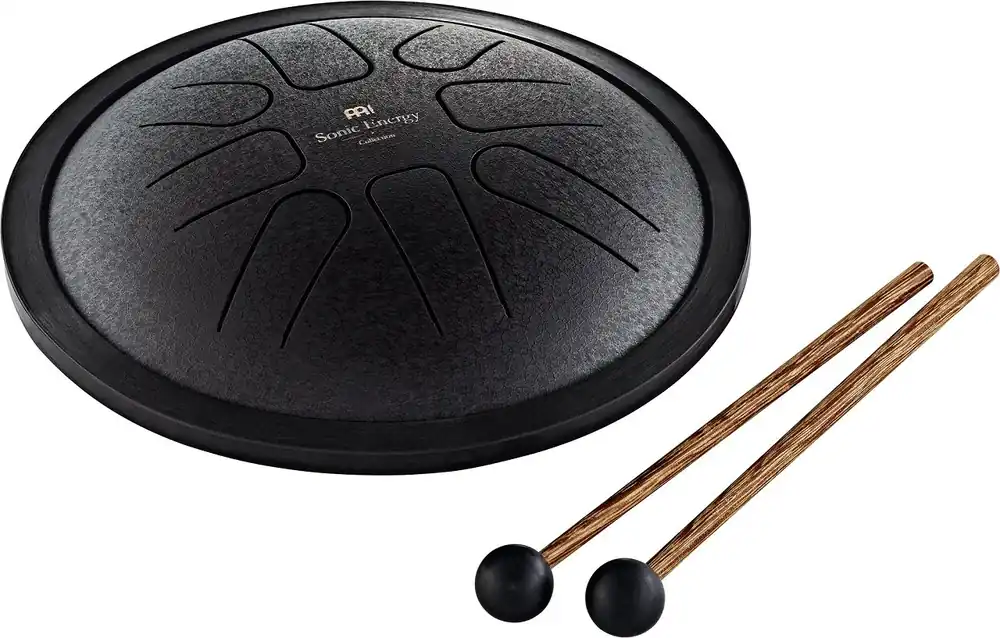 Meinl Sonic Energy SSTD1BK Small Steel Tongue Drum F Moll 8 Töne schwarz | Begrenzte Stückzahl