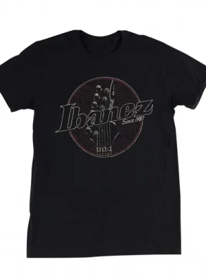 Preisnachlass - Ibanez Headstock T-shirt Black - XXL