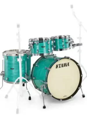 Tama Starclassic Maple Shell Kit 4 teilig - Surf Green Silk/Chrom Hardware - Begrenzte Stückzahl