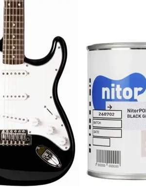 Nitorlack Nitrocelluloselack schwarz glänzend - 500ml Dose | Topseller