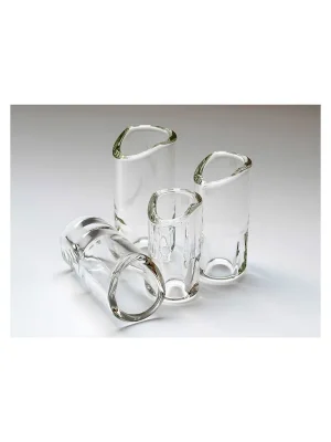 Fast ausverkauft | THE Rock Slide Ergonomisch geformter Glas Slide Größe L (innen 21,0mm - Länge 63,0mm)