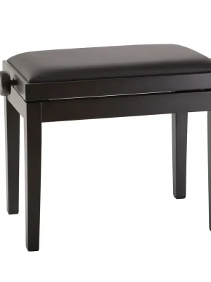 K&M 13970 Klavierbank schwarz matt, Sitz Kunstleder schwarz | Preisnachlass