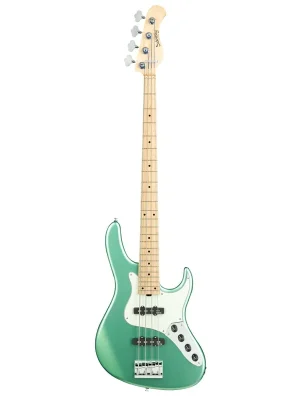 Sadowsky MetroLine 24-Fret Vintage J/J Bass, Swamp Ash Body, 4-String - Solid Sage Green Metallic Satin - Top-Deal