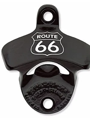 Werkspreis | Starr Wandflaschenöffner Route 66 schwarz