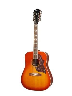 Epiphone Hummingbird 12-string Aged Cherry Sunburst Gloss - Markenqualität