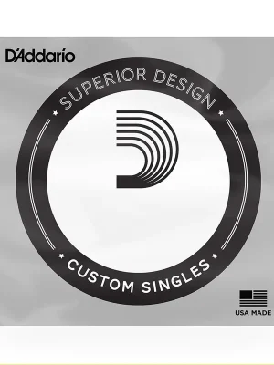 D‘addario NHR075 Half Round Einzelsaite für Bassgitarre, Long Scale, .075 - Sehr beliebt