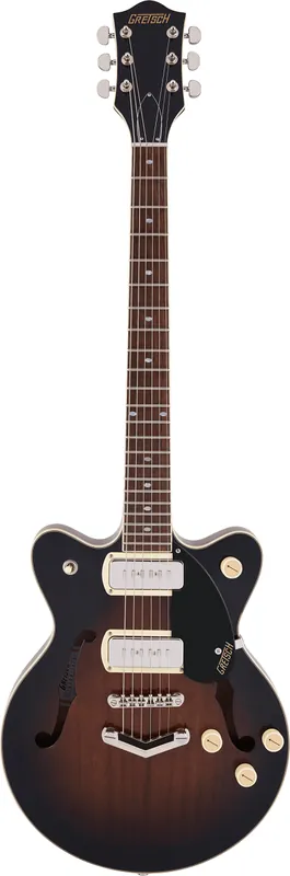 Profi-Qualität - Gretsch G2655-P90 Streamliner™ Center Block Jr. Double-Cut P90 with V-Stoptail - Brownstone