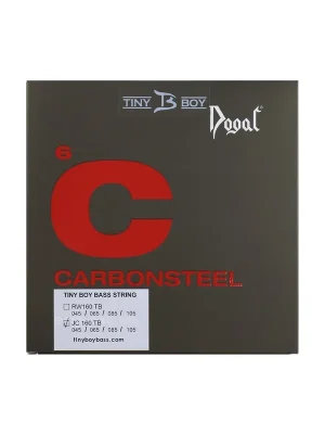 Tiny Bass JC160TB Carbon Steel Flat Wound, .045 - .105 | Bestseller