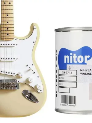 Nitorlack Nitrocelluloselack Aged vintage white - 500ml Dose | Letzte Stücke