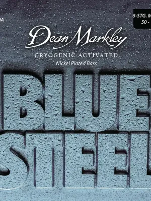 Dean Markley Blue Steel - 2680 A - Electric Bass String Set, Nickel Plated Steel, 5-String, Medium, .050-.128 | Neue Ware