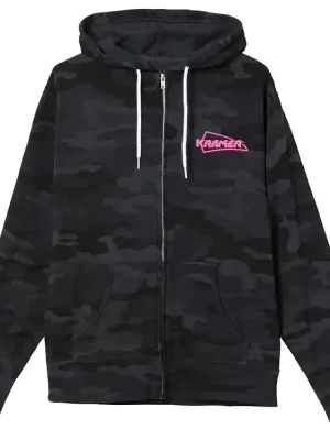 Kramer Camo Fullzip Hoodie (Black) M | Fast ausverkauft