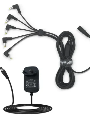 Nur diese Woche - Myvolts Power splitter cable volca black incl 9V PSU