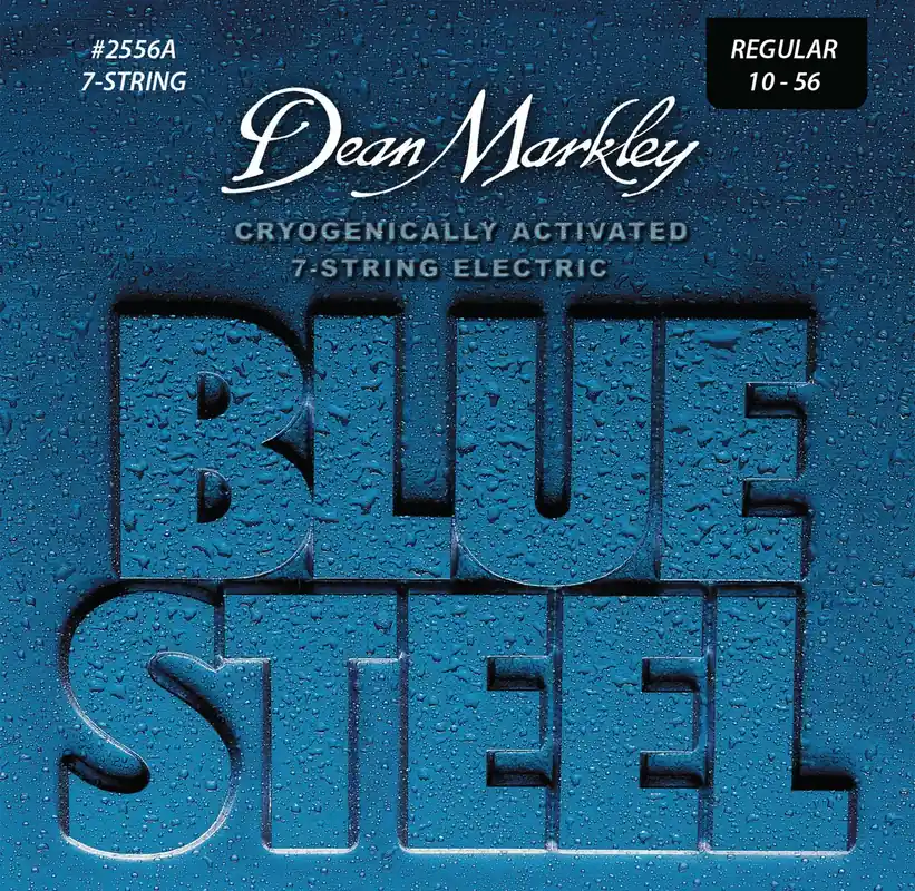 Sonderaktion - Dean Markley Blue Steel - 2556 A - Electric Guitar String Set, 7-String, Regular, .010-.056