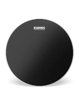 Evans Onyx Schlagfell, Matt Schwarz, 10 Zoll | Nur noch kurze Zeit