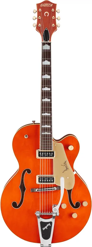 Direkt ab Werk | Gretsch G6120DE Duane Eddy Signature Hollow Body with Bigsby®, Desert Sunrise, Lacquer