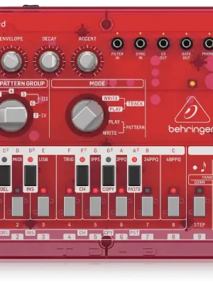 Behringer TD-3-SB Synthesizer in Rot - Qualitätsprodukt