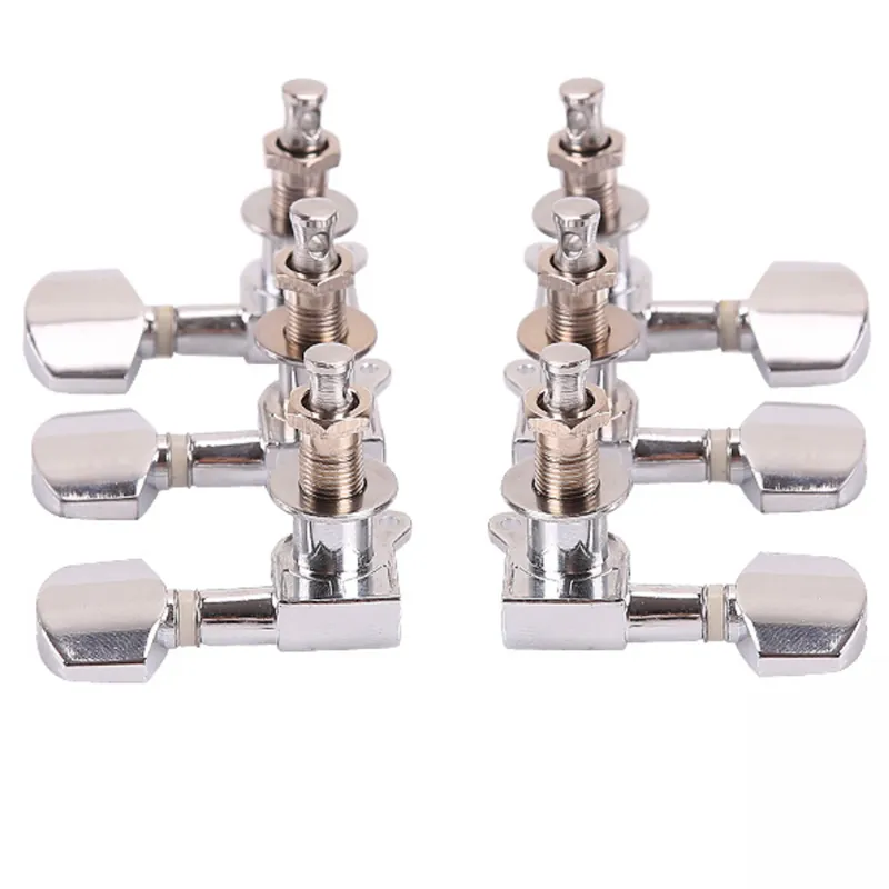 Kera Audio QFB-XFT-CR (3+3) Electric Acoustic Guitar Tuning Pegs Keys - Hochwertig