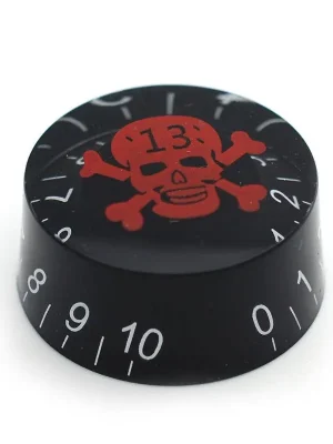 Extra sparen | Kera Audio Guitar Knob Black/Red Skull