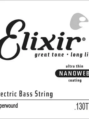 Markenqualität | Elixir Bass Einzelsaite 15432 Nano 130L-TW