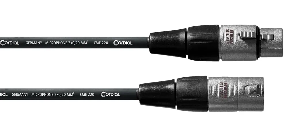 Qualitätsprodukt - Cordial CFM 20 FM Mikrofonkabel 20 m XLR-female/XLR-male