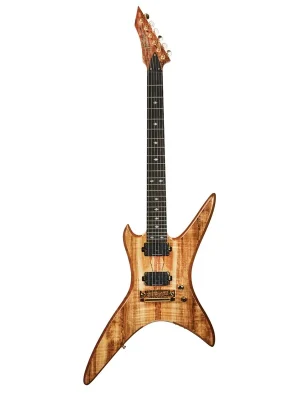 Letzte Chance - B.c.rich Stealth Legacy Exotic - Spalted Maple Top, Natural Transparent Gloss