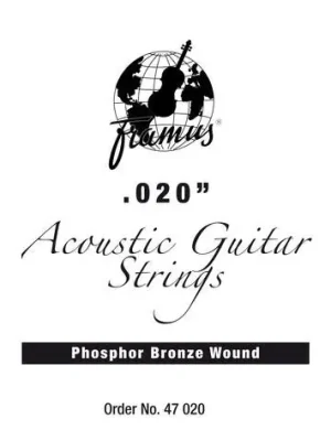 Preisnachlass - Framus Phosphor Bronze - Acoustic Guitar Single String, .020, wound