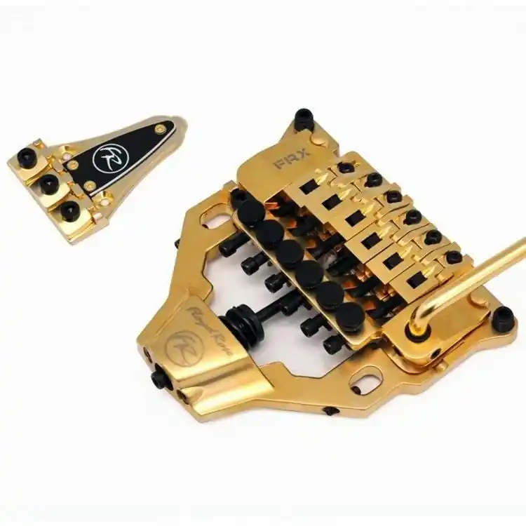Preiswert | Floyd Rose FRTX03000S - FRX Tremolo System - Satin Gold
