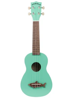 Premium-Qualität | Kala MK-SS GRN - Surf Green, Vintage Satin Finish - Makala Shark Soprano Ukulele (B-Stock)