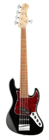 Auf Lager | Sadowsky 21 Fret Hybrid PJ Bass 5 BK SHP CH Act. 2way PJ PU OKU Fretted "B-Stock"